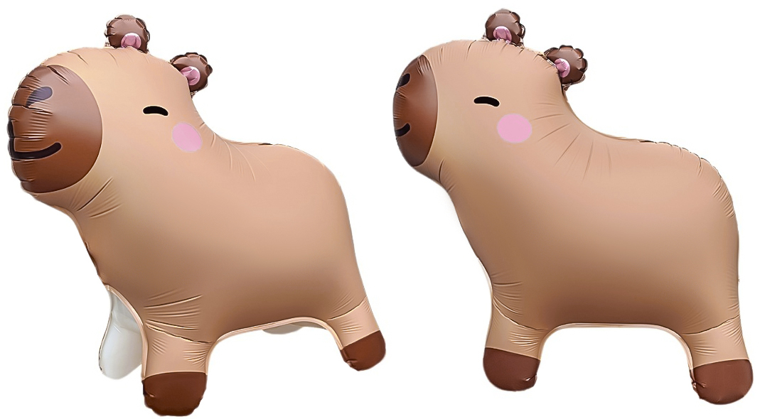 Шар 3D (24''/61 см) Фигура, Капибара, 1 шт.