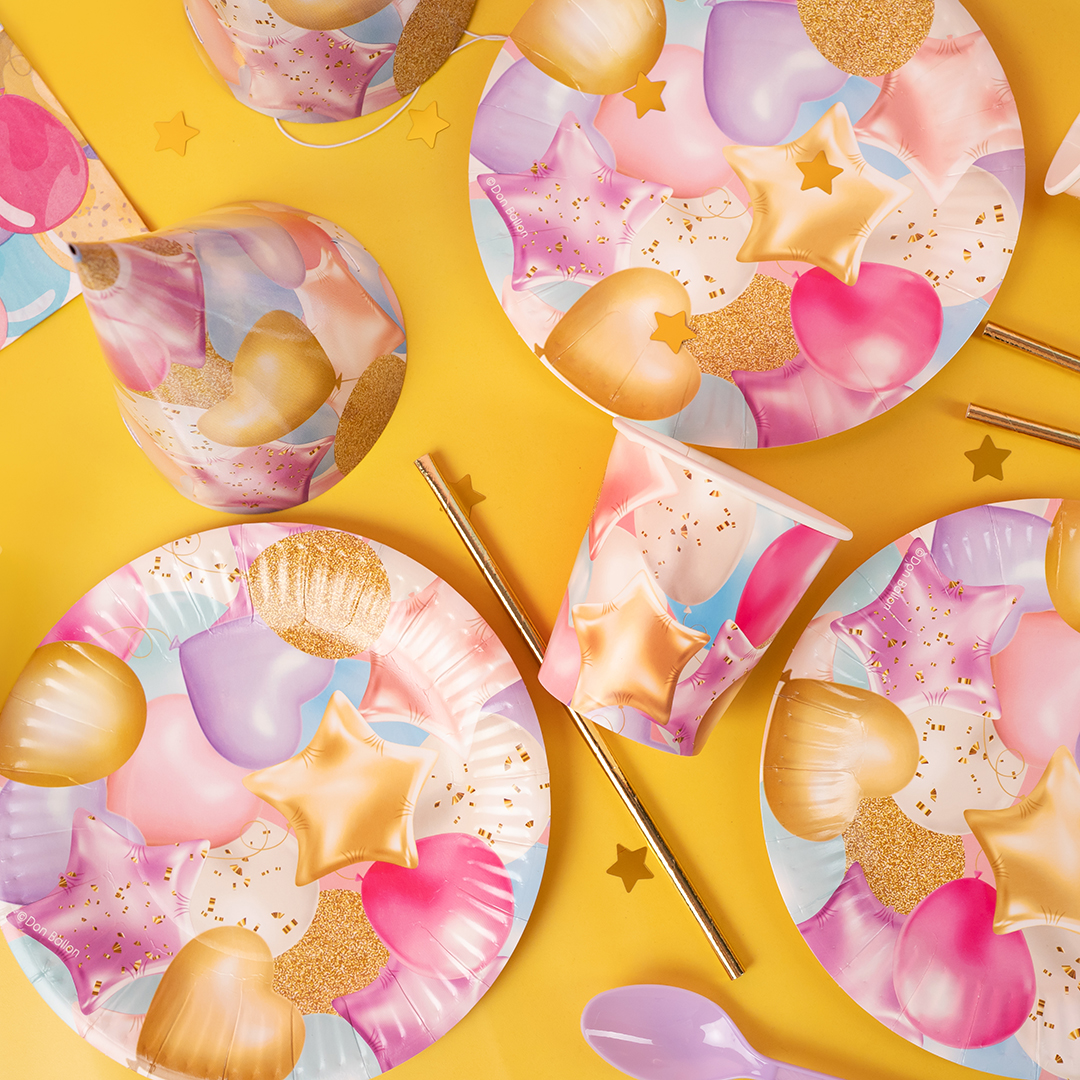 Стаканы (250 мл) Праздничные шарики, 6 шт.