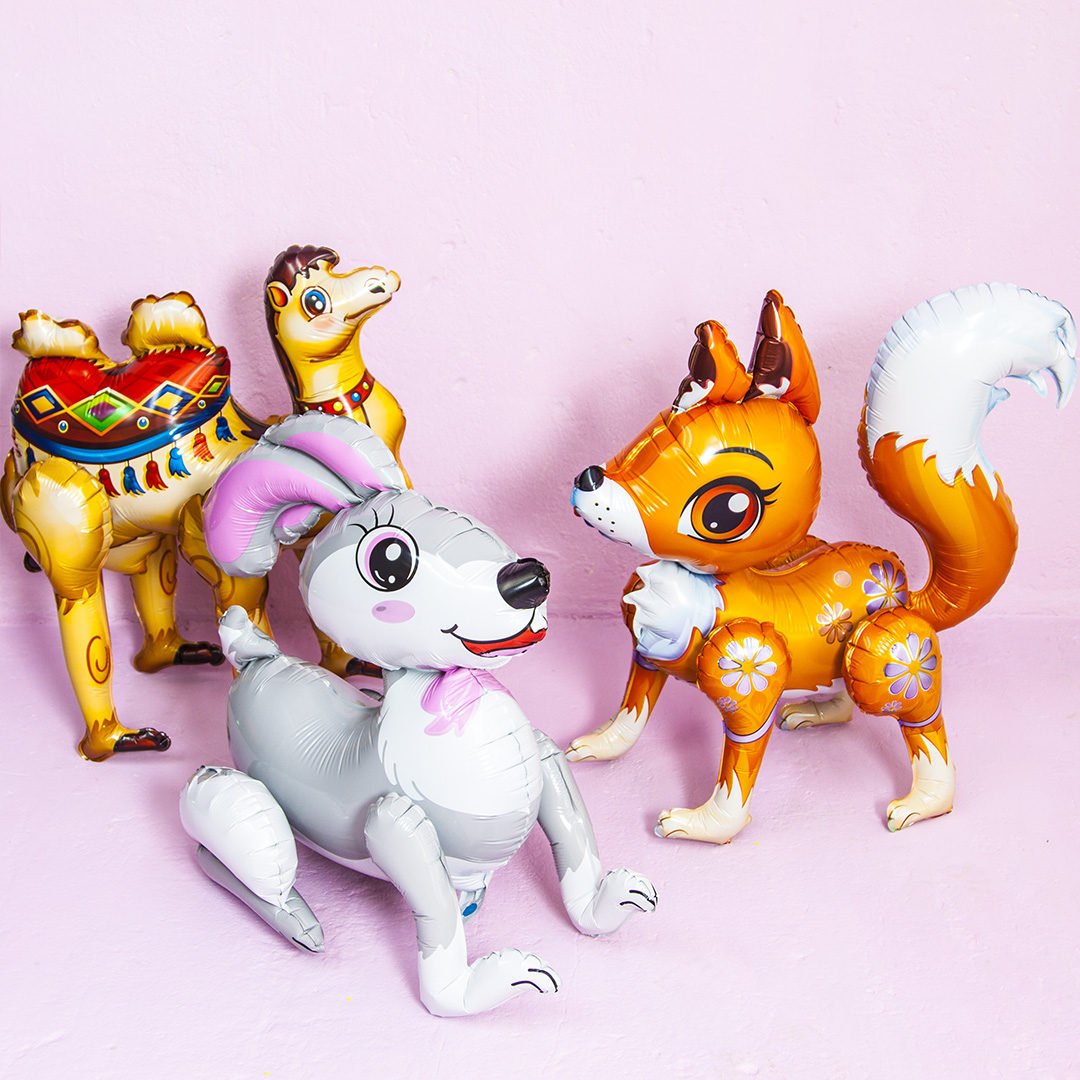 Шар (19''/48 см) Фигура 3D, Верблюд, 1 шт. в уп.