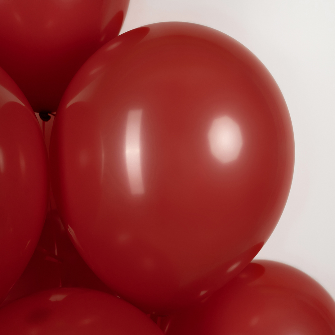 Шар (12''/30 см), Королевский красный (016), пастель, 12 шт.
