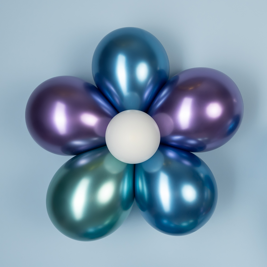 Шар (5''/13 см), Фиолетовый, хром, 50 шт.