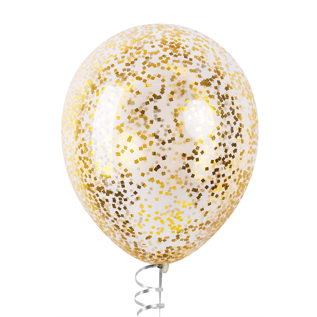 Конфетти фольга Квадрат, Золото, Металлик, 0,5 см, 50 г.