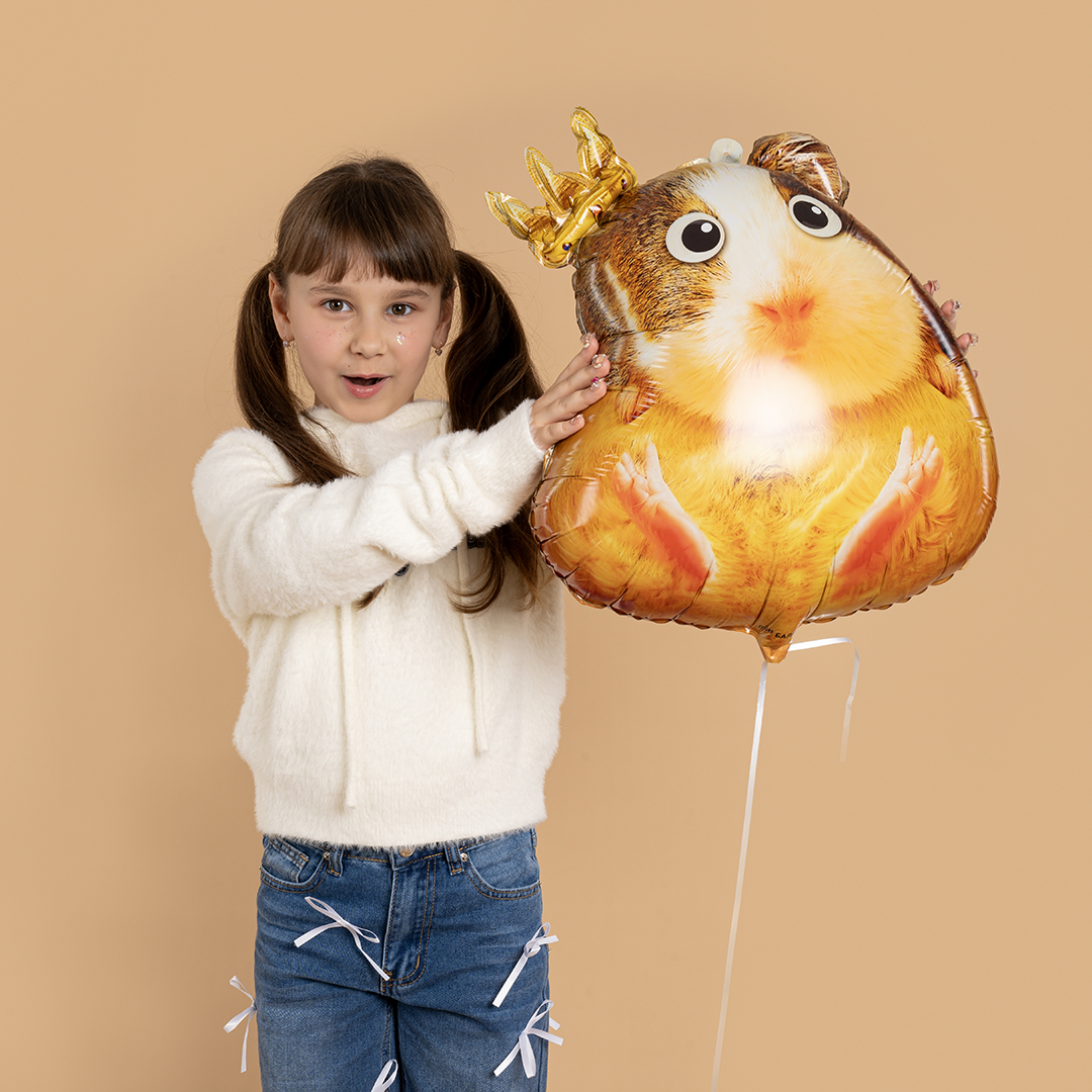 Шар (23''/58 см) Фигура, Хомячок, 1 шт. в уп.