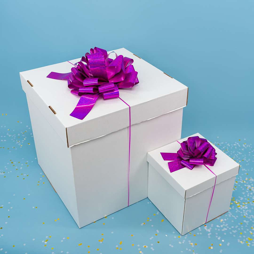 Бант Шар, Фуше, Голография, 36 см, 1 шт. в упак. 