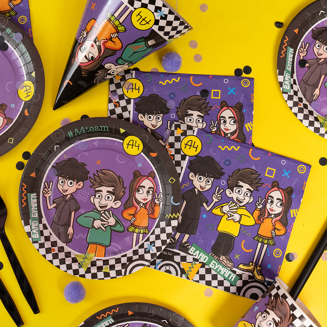 Сервировочные салфетки, Влад А4, 33*33 см, 20 шт.