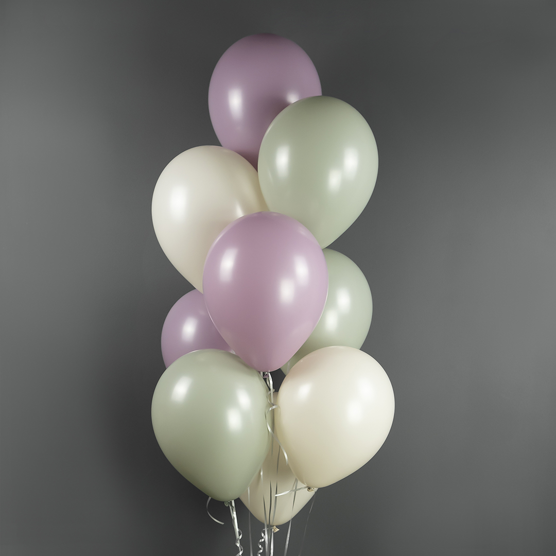 Шар (12''/30 см), Лаванда (150), пастель ретро, 12 шт.