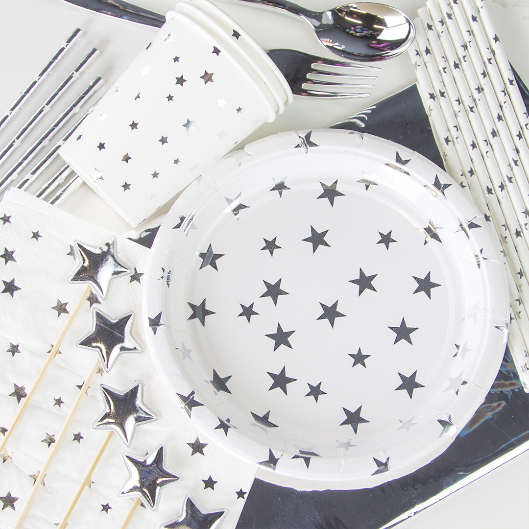 Скатерть одноразовая, Серебро, Металлик, 137*183 см, 1 шт.