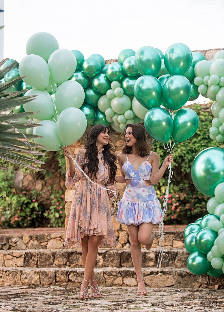 Шар (24''/61 см), Зеленый чай (126), пастель ретро, 3 шт.