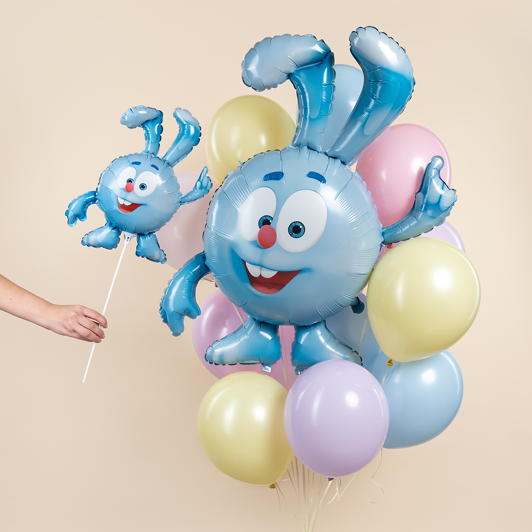 Шар (44''/112 см) Фигура, Смешарики, Крош, 1 шт. в уп.