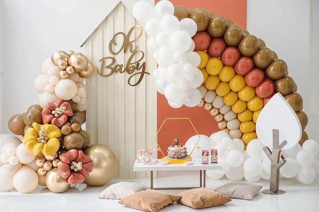 Шар (12''/30 см), Кофе Латте (073), пастель, 50 шт.