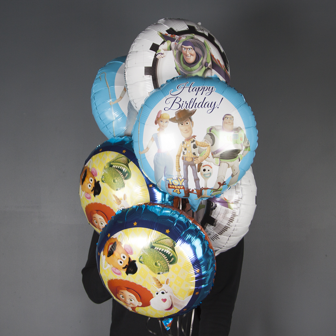 Шар (18''/46 см) Круг, История Игрушек, 1 шт.