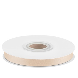 Лента атласная (0,7 см*22,85 м) Светлое золото, 1 шт.