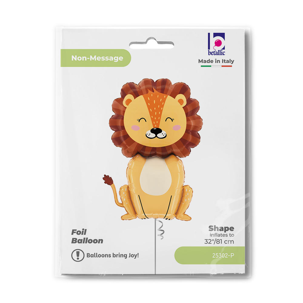 Шар (32''/81 см) Фигура, Лев, 1 шт. в уп.