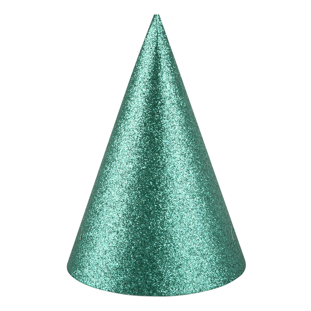 Колпаки, Тиффани, с блестками, 16 см, 6 шт. в упак. 