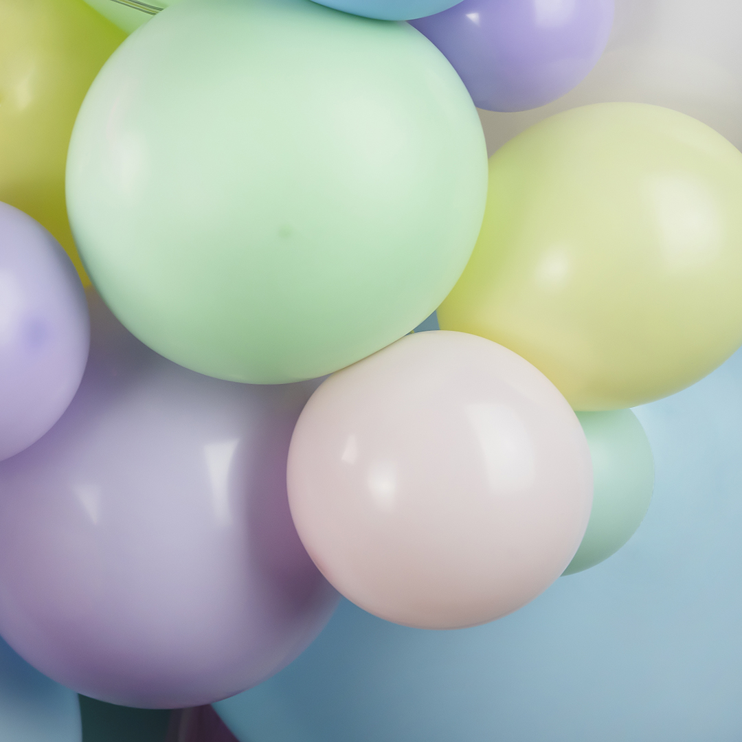 Шар (18''/46 см), Светло-сиреневый, макарунс, 10 шт.