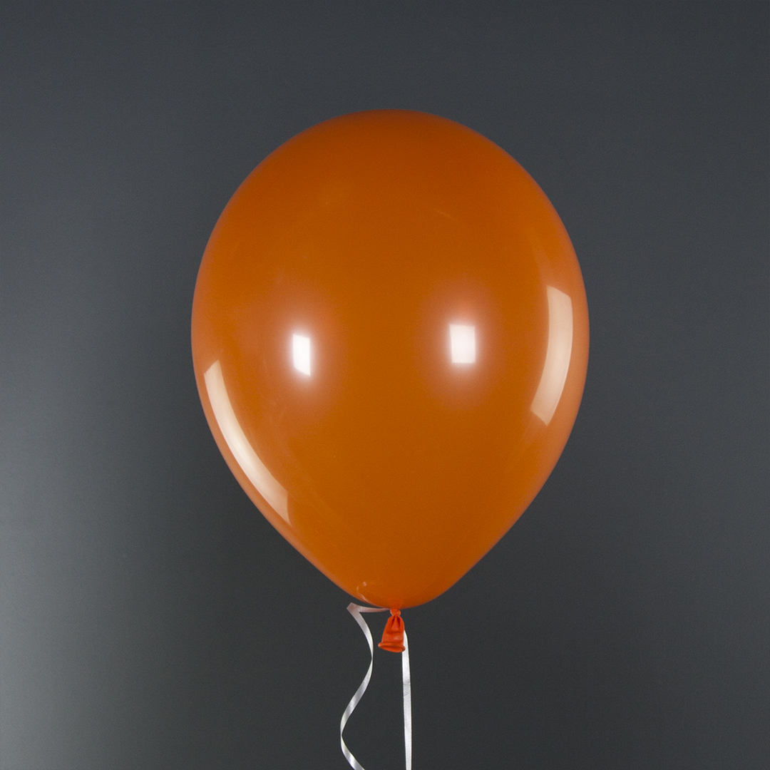 Шар (12''/30 см), Оранжевый, пастель, 100 шт.