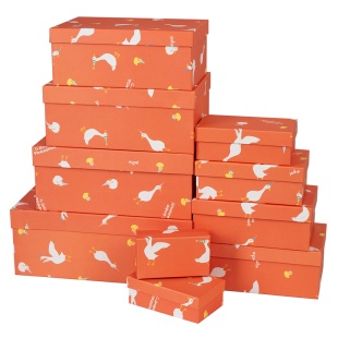 Набор коробок Гусята и утята, 33*20*13 см, 10 шт. в упак. 