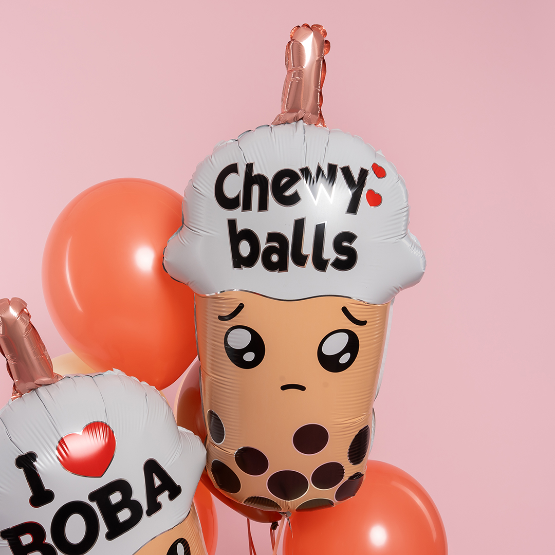 Шар (32''/81 см) Фигура, Баббл Ти, 1 шт.