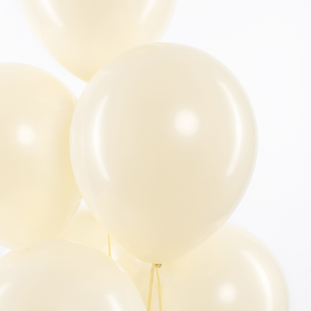Шар (12''/30 см), Слоновая кость, пастель ретро, 100 шт.