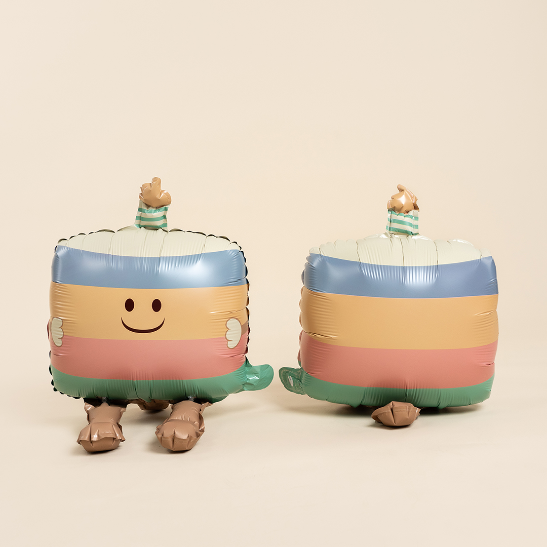 Шар 3D (24''/61 см) Милый тортик, Сатин, 1 шт.