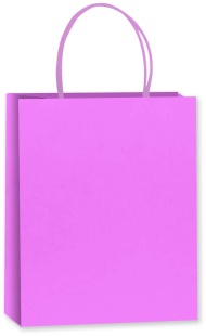 Пакет подарочный, Крафт 120гр, Мастхэв, Ярко-сиреневый, 42*31*11,5 см, 1 шт.