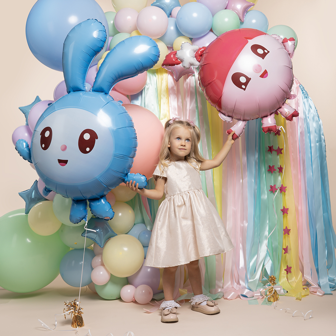 Шар (36''/91 см) Фигура, Малышарики, Нюшенька, 1 шт. в уп.