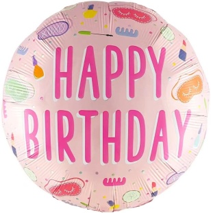 Шар (18''/46 см) Круг, Дамские штучки, 1 шт.