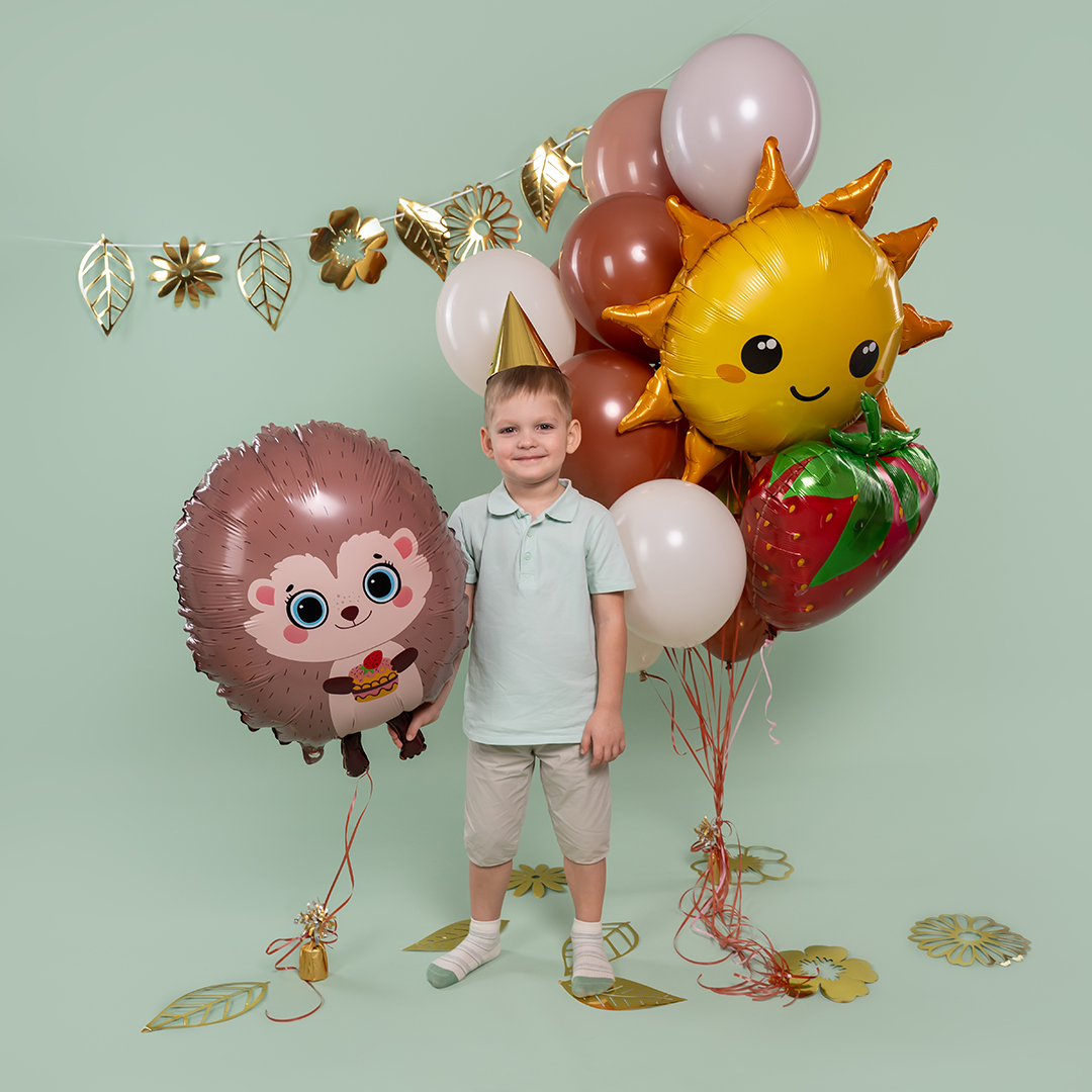 Шар (31''/79 см) Фигура, Солнце, 1 шт.