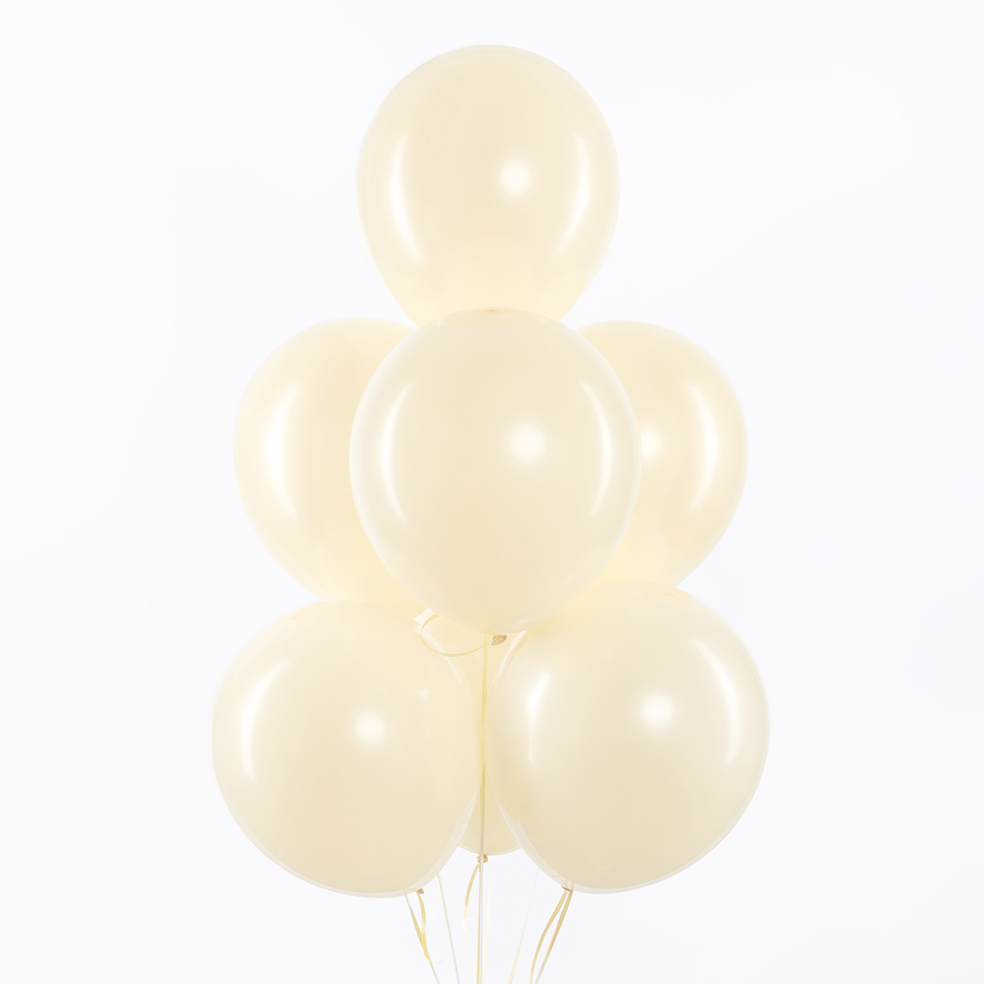 Шар (12''/30 см), Слоновая кость, пастель ретро, 100 шт.