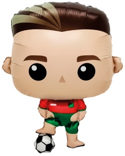 Шар (27''/69 см) Фигура, Футболист, 1 шт.