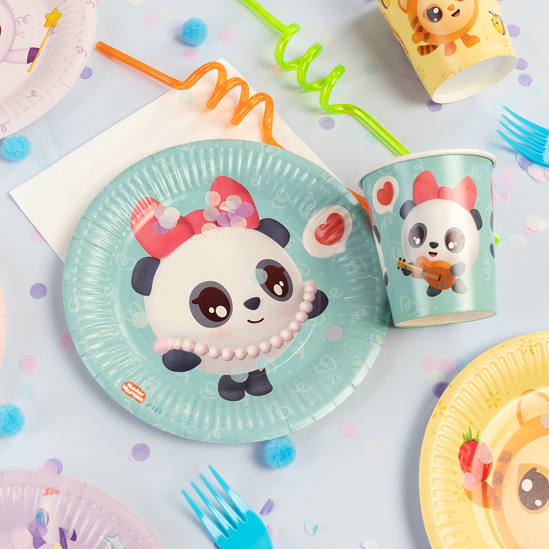 Тарелки (7''/18 см) Малышарики, Ассорти, 6 шт.