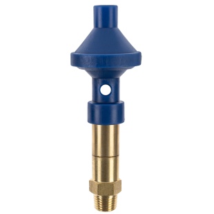 Клапан нажимной для надува латексных шаров, гелий/воздух 60/40, 1 шт.