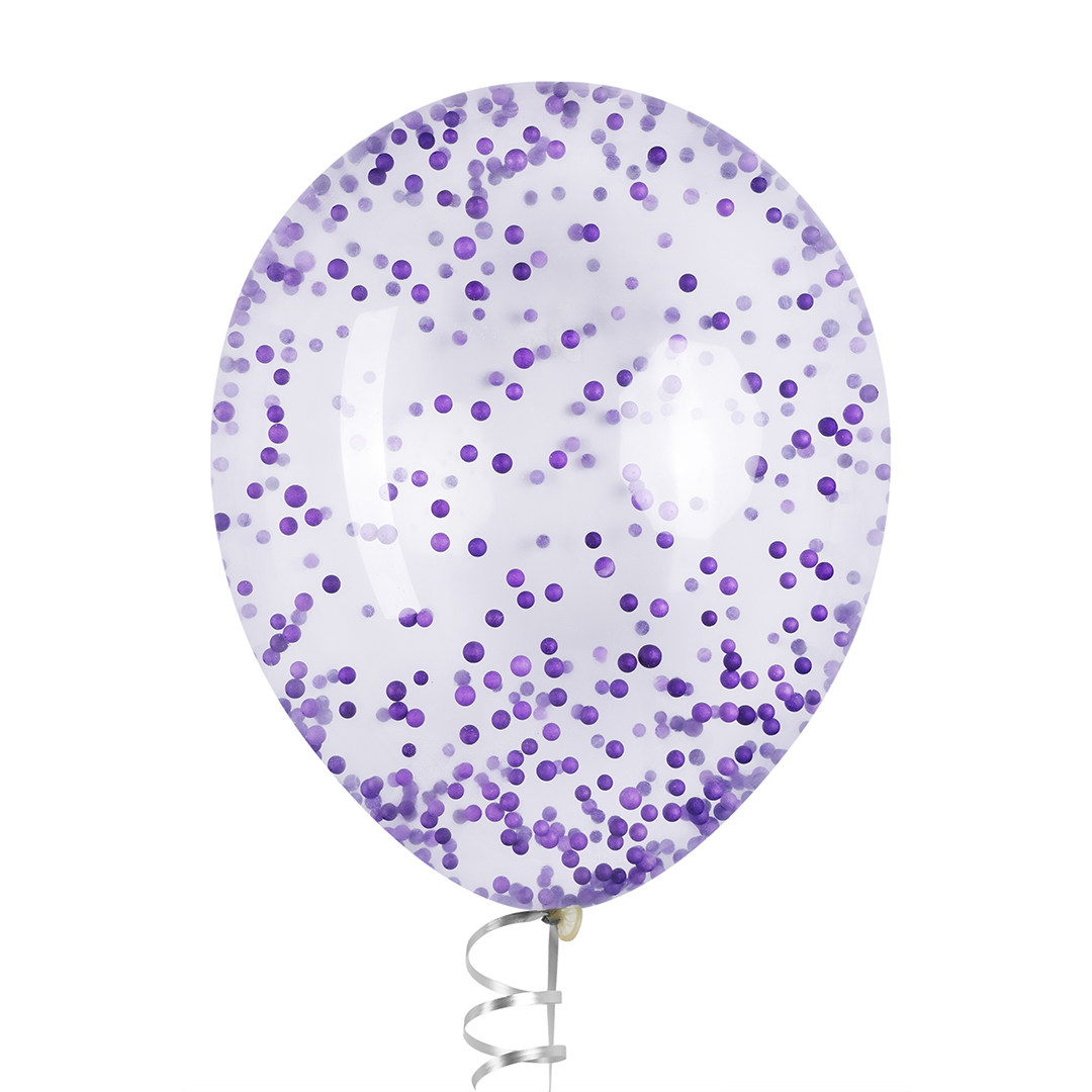 Шарики пенопласт, Фиолетовый, 6-8 мм, 10 гр.