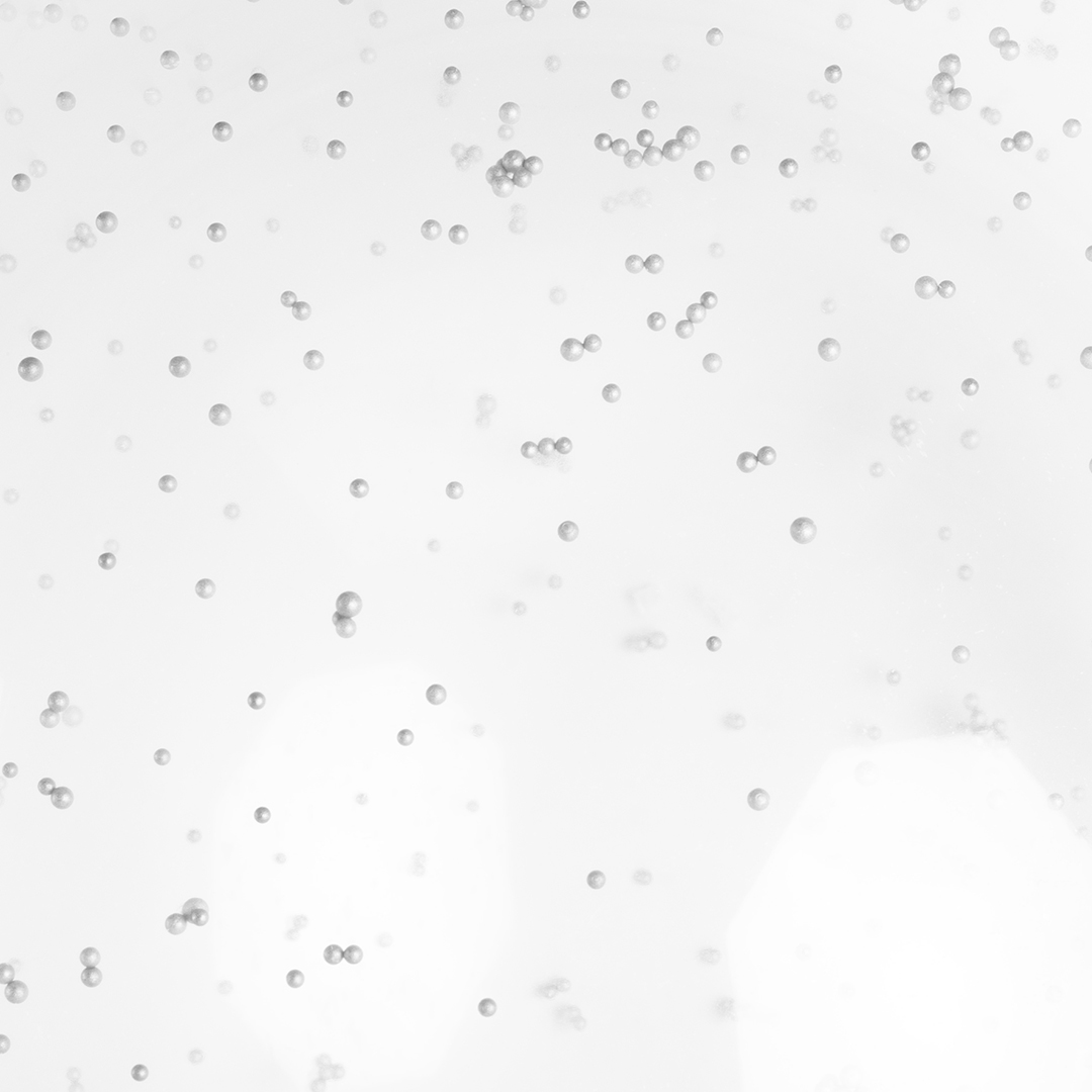 Шарики пенопласт, Серебро, Металлик, 2-4 мм, 10 гр.