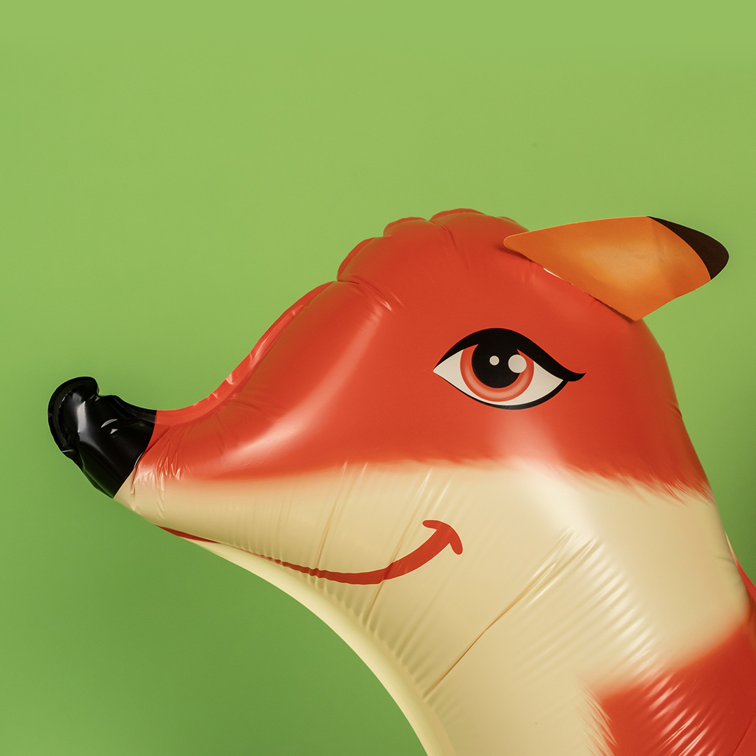 Шар 3D (33''/84 см) Ходячая Фигура, Лиса, 1 шт.