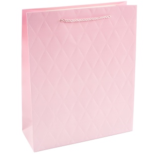 Пакет подарочный, 210гр, Нежные ромбы, Дизайн №4, Градиент, 32*26*10 см, 1 шт.