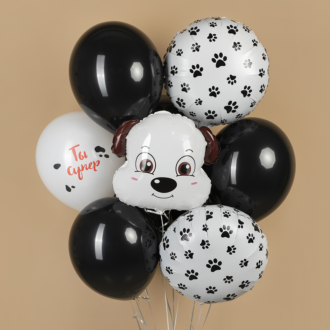 Шар (18''/46 см) Круг, Лапки, 1 шт.