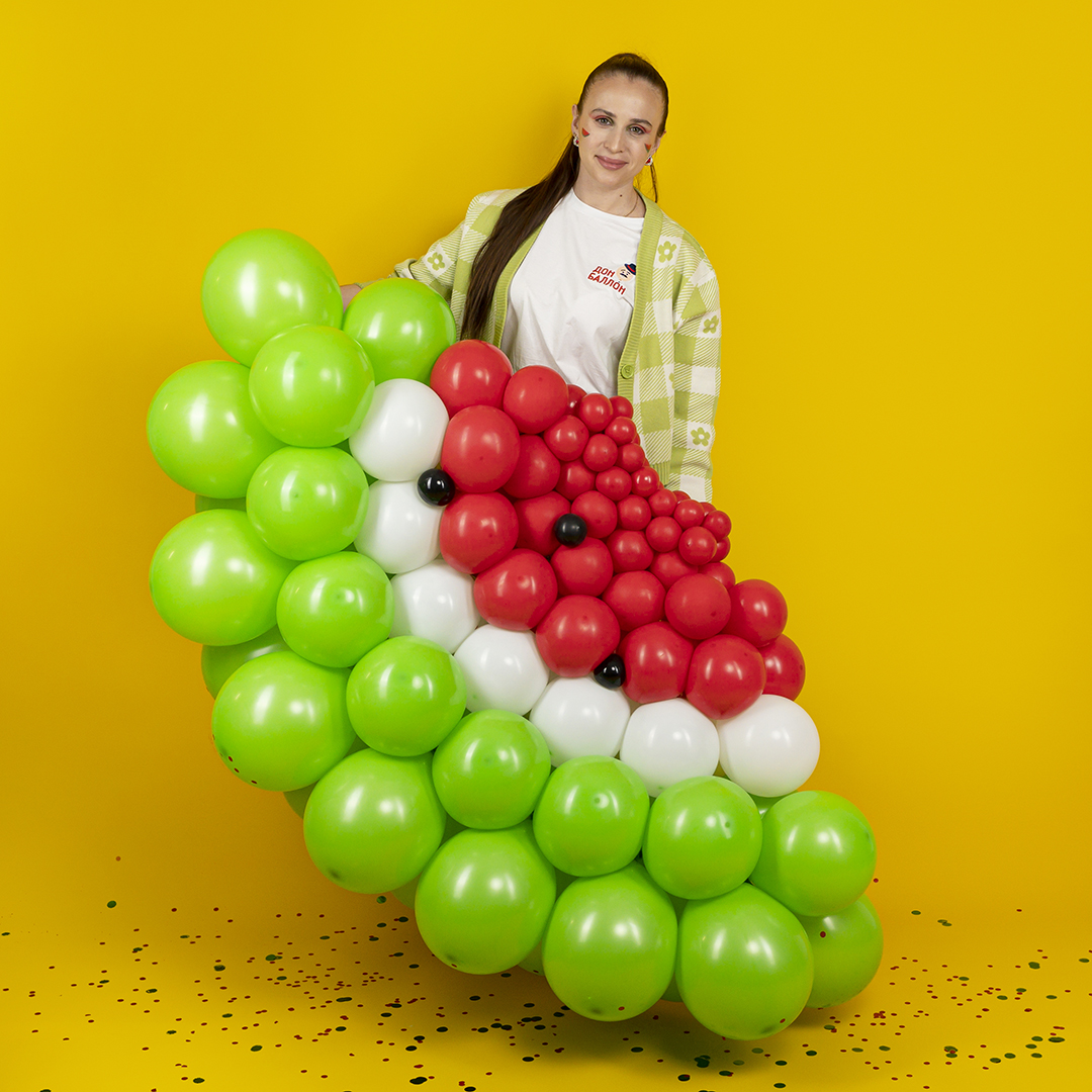 Шар (10''/25 см), Лайм, пастель, 100 шт.