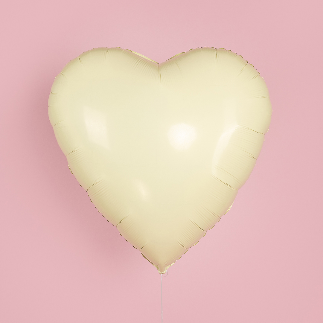 Шар (36''/91 см) Сердце, Пыльный лайм, 1 шт. в уп.