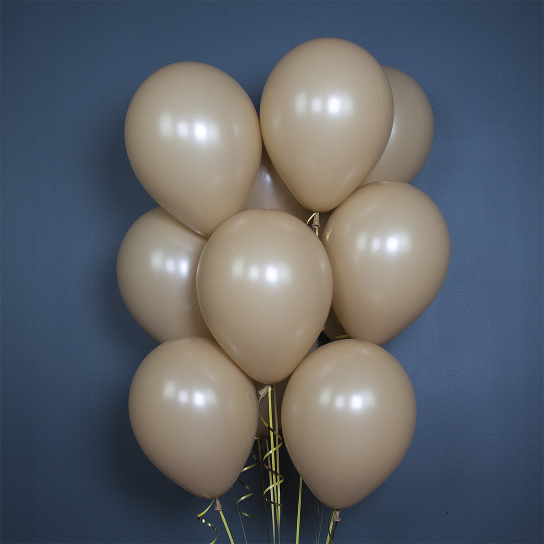 Шар (12''/30 см), Кофе Латте (073), пастель, 50 шт.