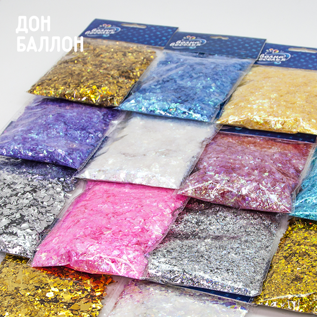 Конфетти дробленые Сиреневый, Хамелеон, 20 г.