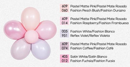 Шар (10''/25 см), Фуше (012), пастель, 100 шт.