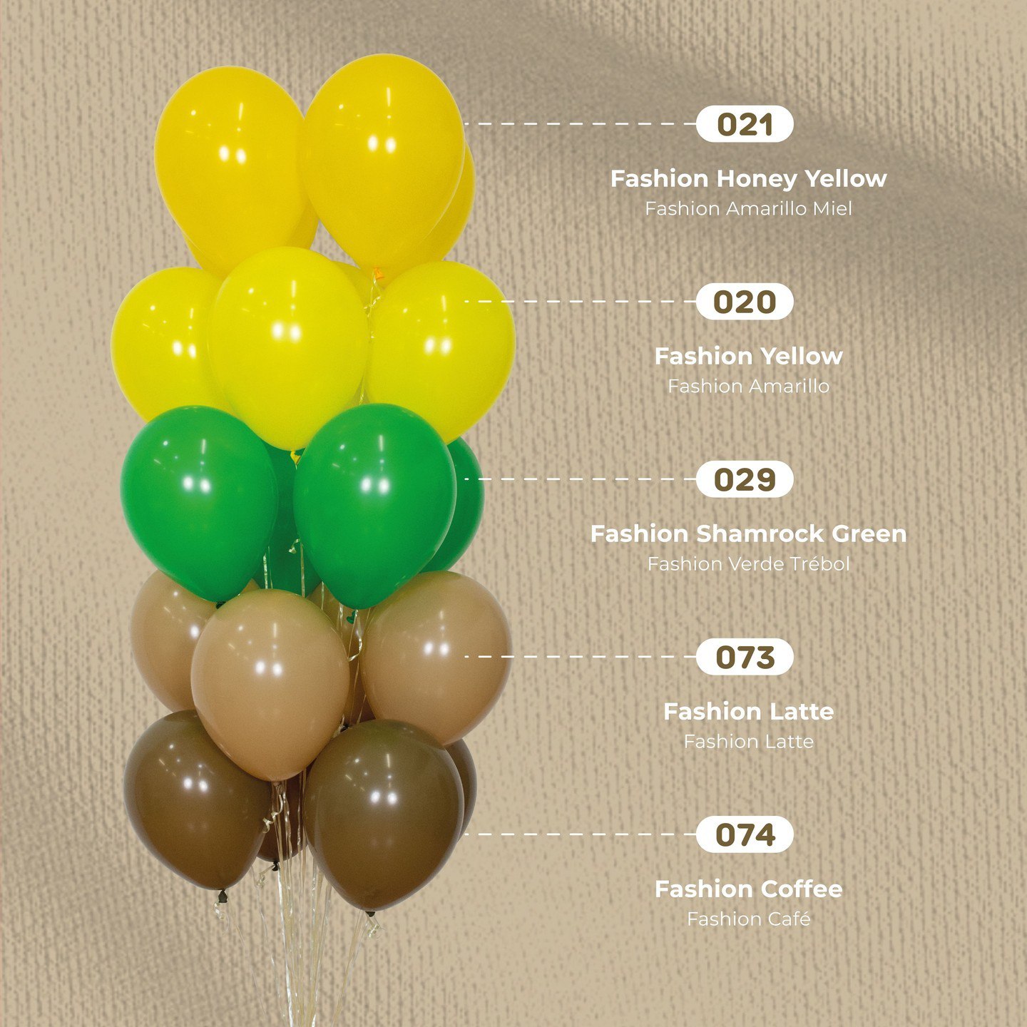 Шар (12''/30 см), Медово-желтый (021), пастель, 12 шт.