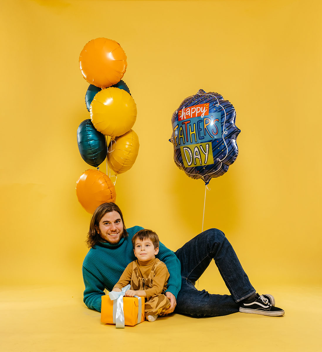 Шар (18''/46 см) Круг, Индиго, Сатин, 1 шт.