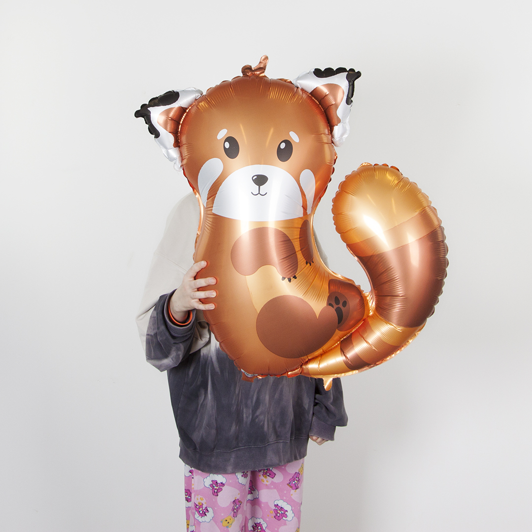 Шар (34''/86 см) Фигура, Красная панда, 1 шт.