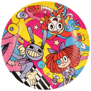 Тарелки (7''/18 см) Удивительный цирк, 6 шт.