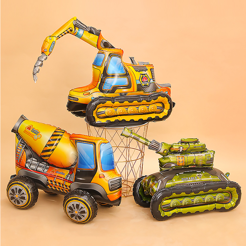 Шар (28''/71 см) Фигура 3D, Танк, 1 шт. в уп.