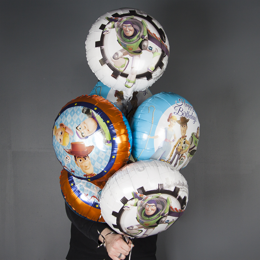 Шар (18''/46 см) Круг, История Игрушек, 1 шт.