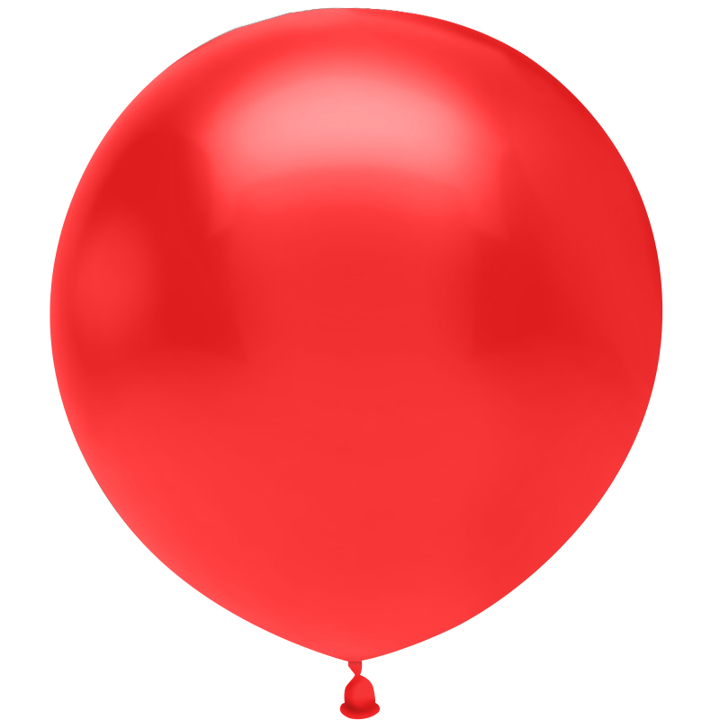 Шар (24''/61 см), Красный (803), пастель, 3 шт.