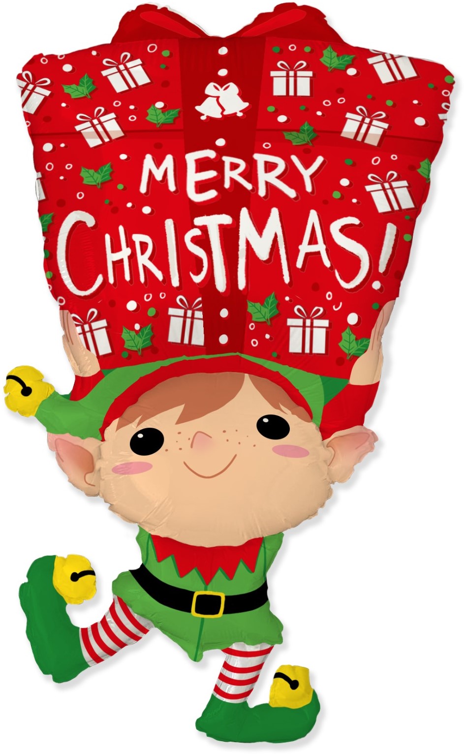 Шар (42''/107 см) Фигура, Новогодний эльф, 1 шт.
